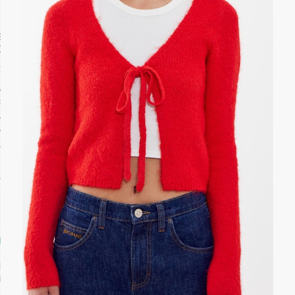 BDG Women’s Tie Front Cardigan